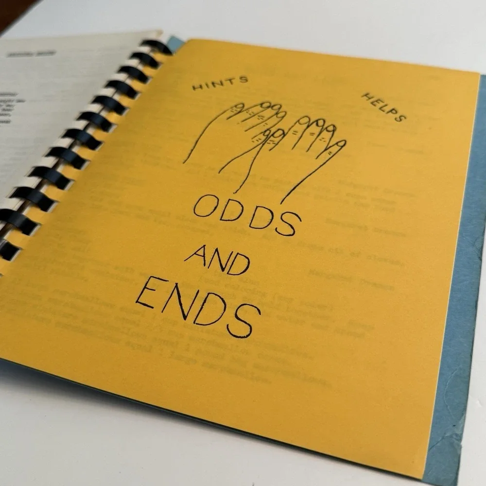 Fairview Congregational Christian Church Stuart Iowa 1968 Cookbook Spiral Bound